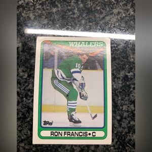 Ron Francis Topps 1990 #311 hockey sports card!!